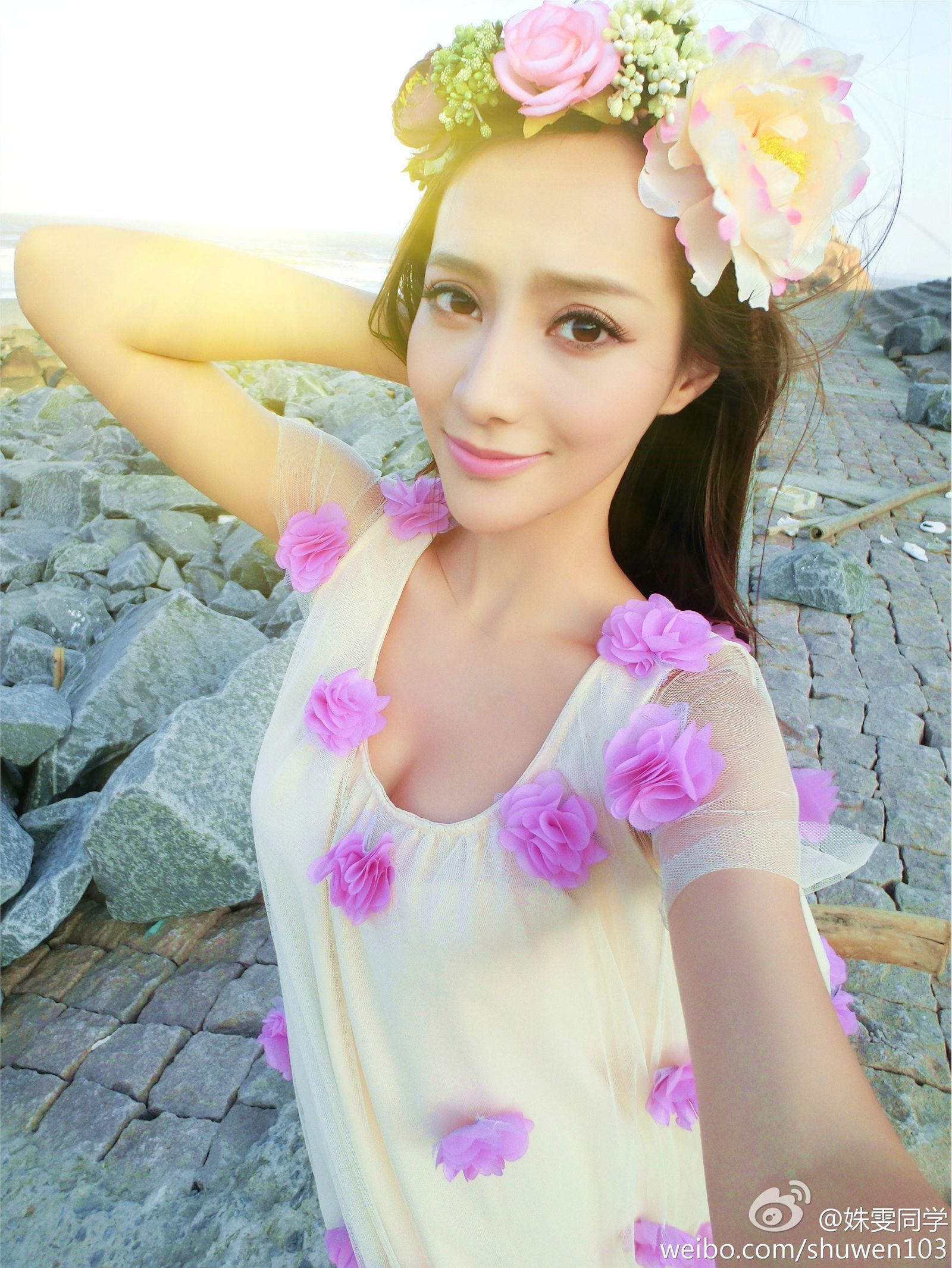 福师大中俄混血校花姝雯同学走红私照美到窒息 1